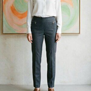 Suzy Shier grey pull-on dress pants